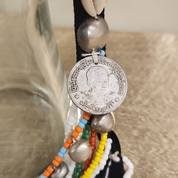 Thailand Akha Hill Tribe Child's Cap - Picture 5 of 16